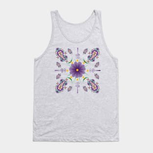 Paisley Flower Tank Top